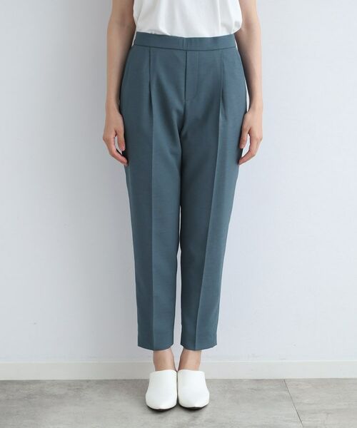 INDIVI / インディヴィ パンツ | 【洗える/スーツ/SETUP可能】リネン調テーパードパンツ | 詳細2