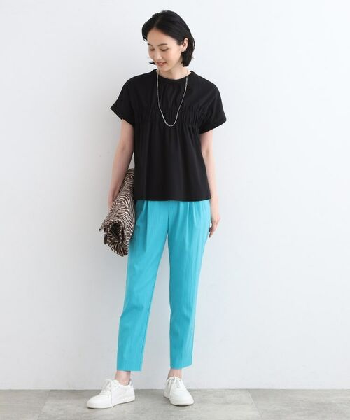 INDIVI / インディヴィ カットソー | 【洗える】ギャザーデザイントップス | 詳細12