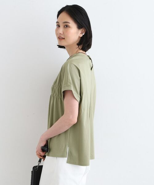 INDIVI / インディヴィ カットソー | 【洗える】ギャザーデザイントップス | 詳細6