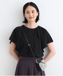 INDIVI / インディヴィ カットソー | 【洗える】フレアスリーブトップス