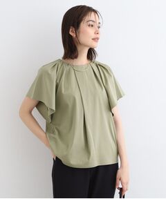 INDIVI / インディヴィ カットソー | 【洗える】フレアスリーブトップス