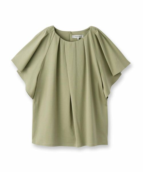 INDIVI / インディヴィ カットソー | 【洗える】フレアスリーブトップス | 詳細1