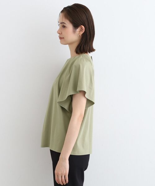 INDIVI / インディヴィ カットソー | 【洗える】フレアスリーブトップス | 詳細15