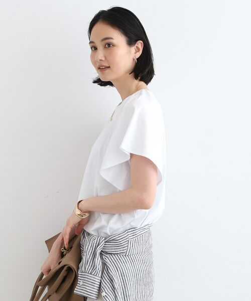 INDIVI / インディヴィ カットソー | 【洗える】フレアスリーブトップス | 詳細2