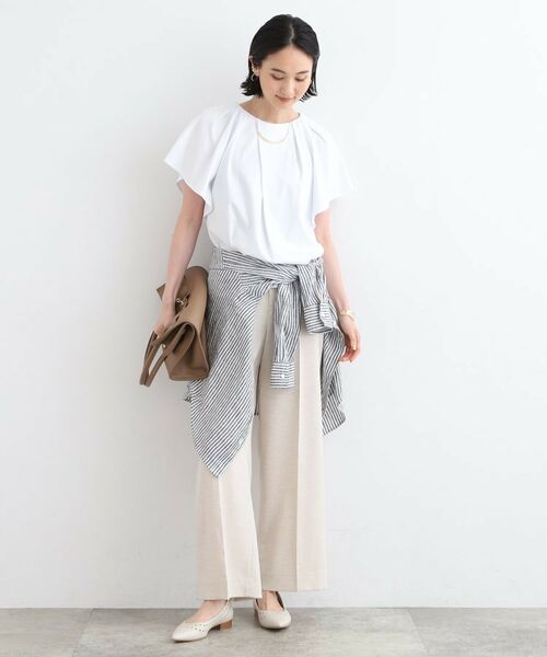 INDIVI / インディヴィ カットソー | 【洗える】フレアスリーブトップス | 詳細4