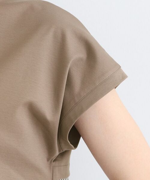 INDIVI / インディヴィ カットソー | 【洗える/バックシャン】ストライプ柄ミックスカットソートップス | 詳細18