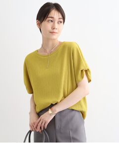 INDIVI / インディヴィ シャツ・ブラウス | 【洗える】袖タックデザイントップス