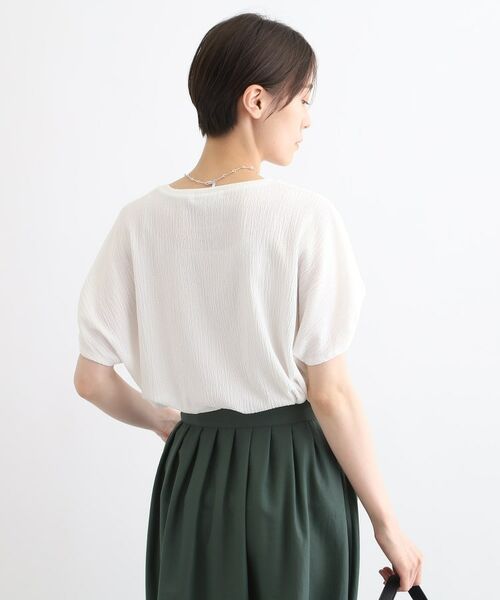 INDIVI / インディヴィ シャツ・ブラウス | 【洗える】袖タックデザイントップス | 詳細3