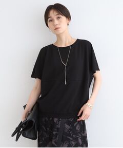 INDIVI / インディヴィ カットソー | 【洗える】デザインフォルムトップス