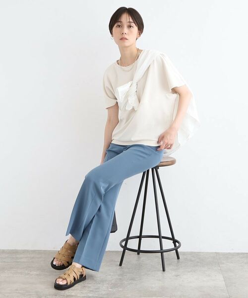 INDIVI / インディヴィ カットソー | 【洗える】デザインフォルムトップス | 詳細11