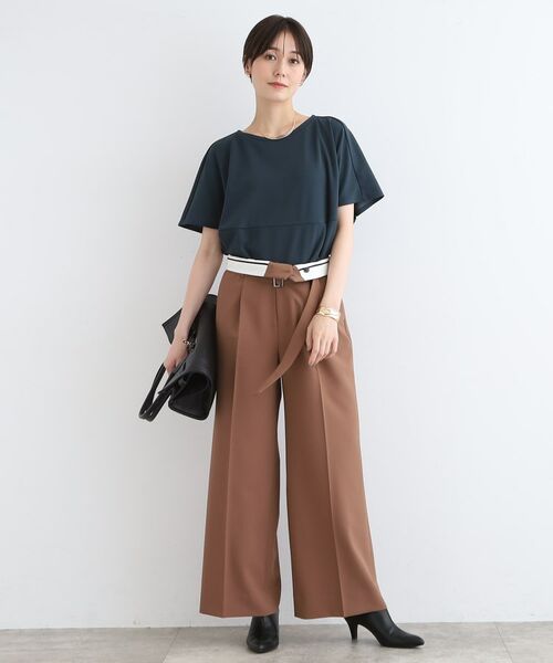 INDIVI / インディヴィ カットソー | 【洗える】デザインフォルムトップス | 詳細8