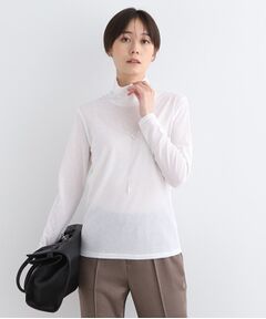 INDIVI / インディヴィ カットソー | 【洗える】ハイネックカットソートップス