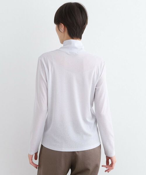 INDIVI / インディヴィ カットソー | 【洗える】ハイネックカットソートップス | 詳細16