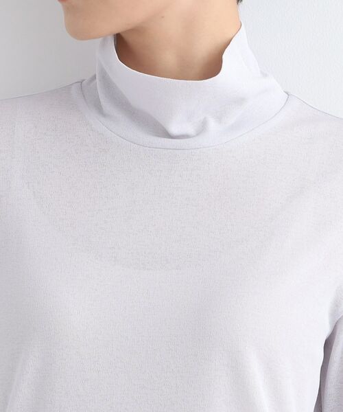 INDIVI / インディヴィ カットソー | 【洗える】ハイネックカットソートップス | 詳細17
