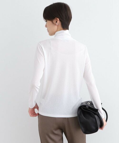 INDIVI / インディヴィ カットソー | 【洗える】ハイネックカットソートップス | 詳細2