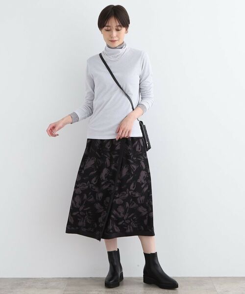 INDIVI / インディヴィ カットソー | 【洗える】ハイネックカットソートップス | 詳細8