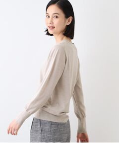 INDIVI / インディヴィ ニット・セーター | 【ウール混】Vネックニットプルオーバー