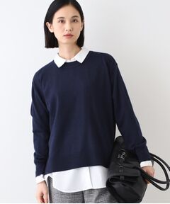 INDIVI / インディヴィ ニット・セーター | 【ウール混】リラクシーニット