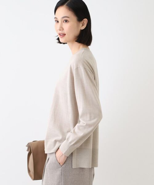 INDIVI / インディヴィ ニット・セーター | 【ウール混】リラクシーニット | 詳細10