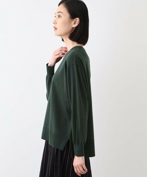 INDIVI / インディヴィ ニット・セーター | 【ウール混】リラクシーニット | 詳細2