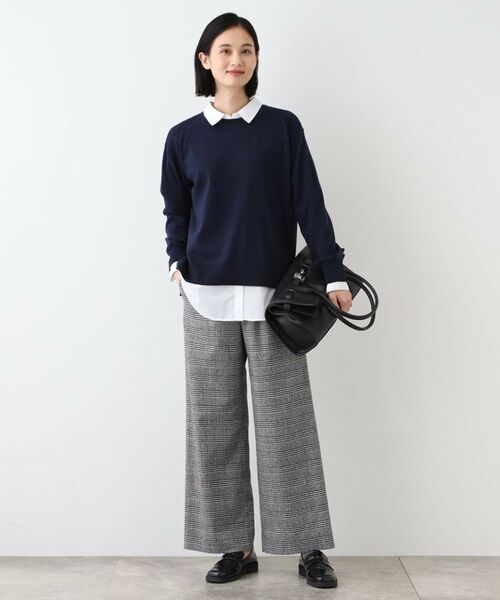 INDIVI / インディヴィ ニット・セーター | 【ウール混】リラクシーニット | 詳細8