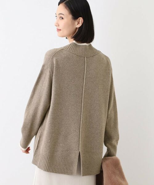 INDIVI / インディヴィ ニット・セーター | 【ウール混】ハイネックニットプルオーバー | 詳細11