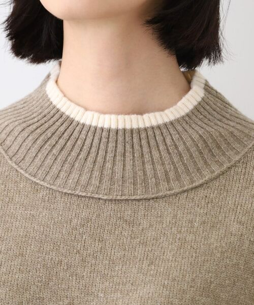 INDIVI / インディヴィ ニット・セーター | 【ウール混】ハイネックニットプルオーバー | 詳細17