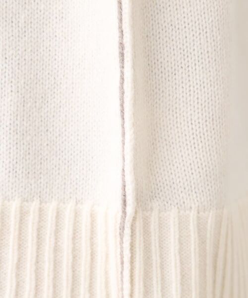 INDIVI / インディヴィ ニット・セーター | 【ウール混】ハイネックニットプルオーバー | 詳細5