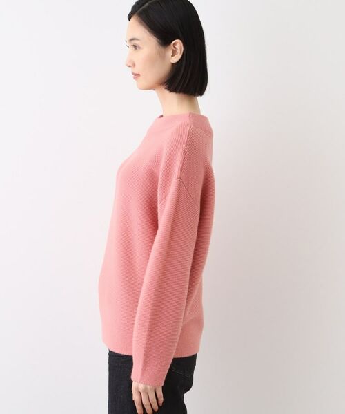 INDIVI / インディヴィ ニット・セーター | 【ウール混】ガーター編ボトルネックニット | 詳細15