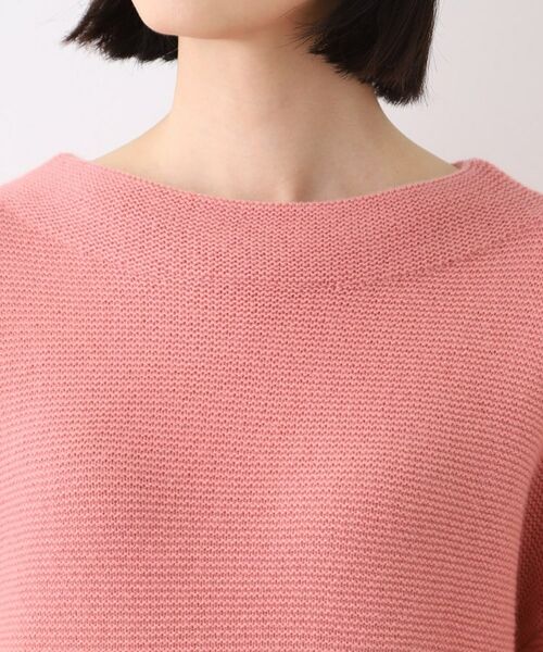 INDIVI / インディヴィ ニット・セーター | 【ウール混】ガーター編ボトルネックニット | 詳細17