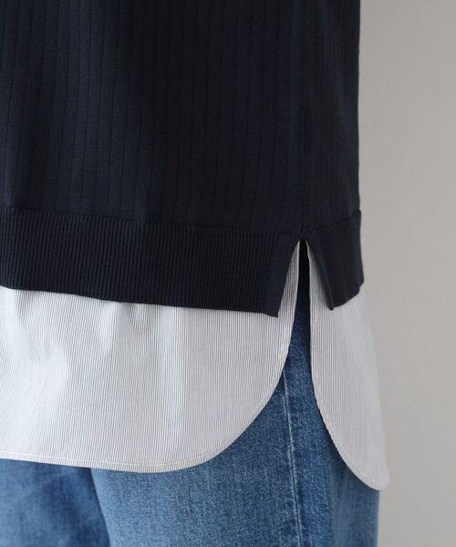 INDIVI / インディヴィ ニット・セーター | 【洗える】ニット&ブラウス 重ね着風トップス | 詳細19