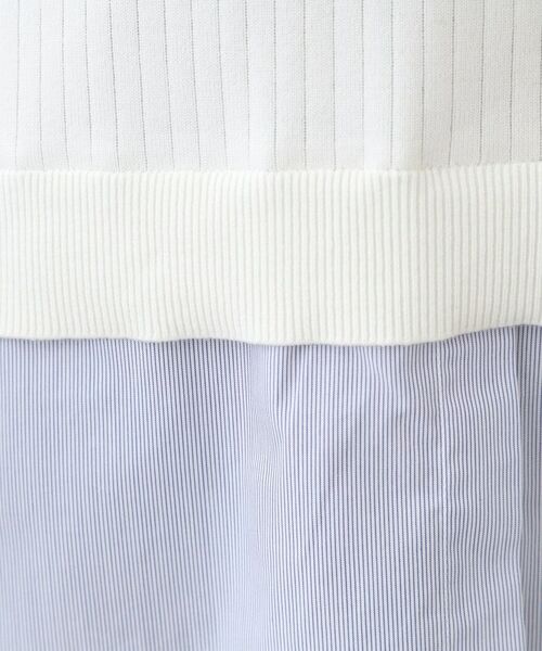 INDIVI / インディヴィ ニット・セーター | 【洗える】ニット&ブラウス 重ね着風トップス | 詳細5