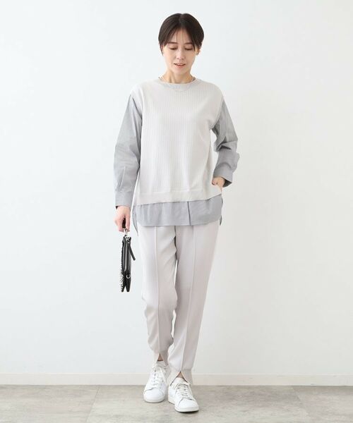 INDIVI / インディヴィ ニット・セーター | 【洗える】ニット&ブラウス 重ね着風トップス | 詳細8