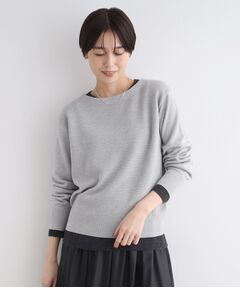 INDIVI / インディヴィ ニット・セーター | 【洗える】フォルムラメニット