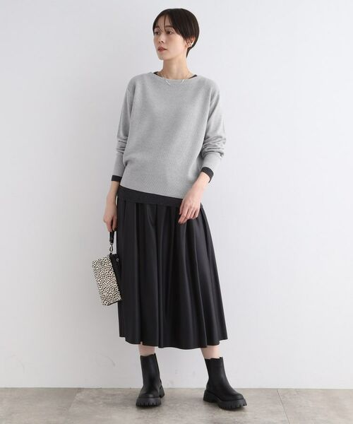 INDIVI / インディヴィ ニット・セーター | 【洗える】フォルムラメニット | 詳細10