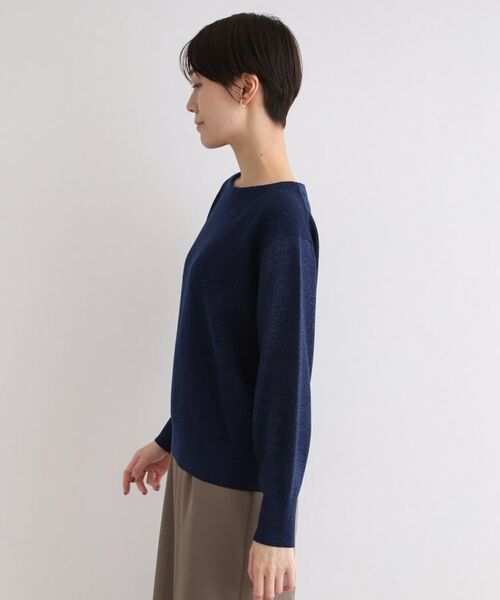 INDIVI / インディヴィ ニット・セーター | 【洗える】フォルムラメニット | 詳細6