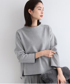 INDIVI / インディヴィ ニット・セーター | 【洗える／SETUP可能】ジャカードニット