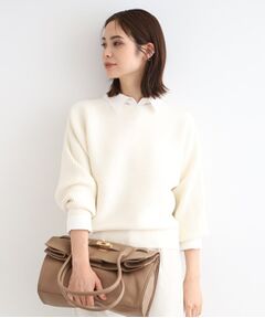 INDIVI / インディヴィ ニット・セーター | 【洗える】凹凸編地フォルムニット