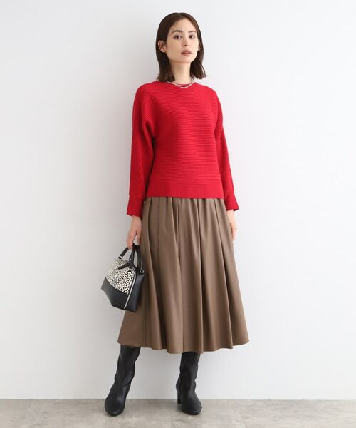 INDIVI / インディヴィ ニット・セーター | 【洗える】凹凸編地フォルムニット | 詳細12