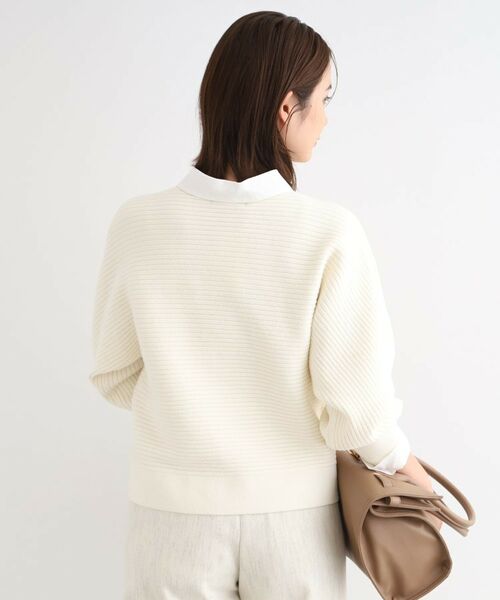 INDIVI / インディヴィ ニット・セーター | 【洗える】凹凸編地フォルムニット | 詳細3