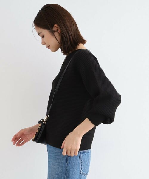 INDIVI / インディヴィ ニット・セーター | 【洗える】凹凸編地フォルムニット | 詳細6