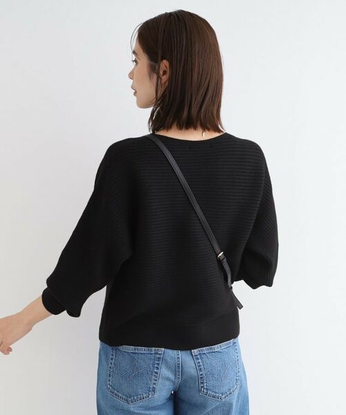 INDIVI / インディヴィ ニット・セーター | 【洗える】凹凸編地フォルムニット | 詳細7