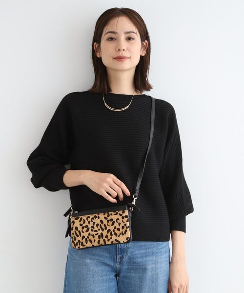 INDIVI / インディヴィ ニット・セーター | 【洗える】凹凸編地フォルムニット(ブラック(019))