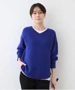 INDIVI / インディヴィ ニット・セーター | 【ウール混／無縫製】リラックスニット