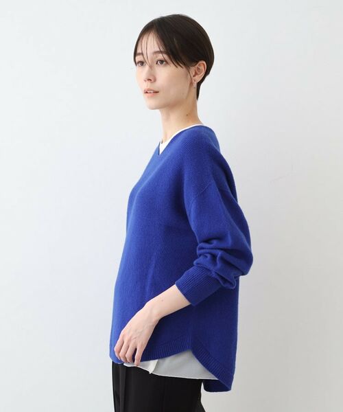 INDIVI / インディヴィ ニット・セーター | 【ウール混／無縫製】リラックスニット | 詳細10