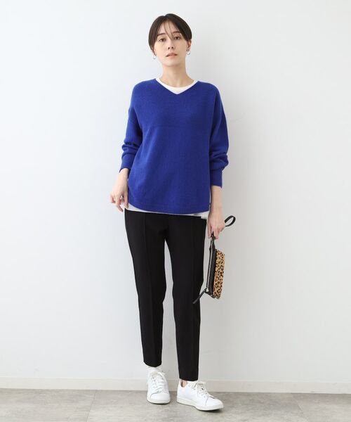 INDIVI / インディヴィ ニット・セーター | 【ウール混／無縫製】リラックスニット | 詳細12