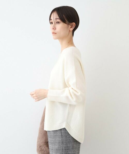 INDIVI / インディヴィ ニット・セーター | 【ウール混／無縫製】リラックスニット | 詳細2