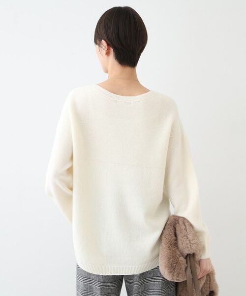 INDIVI / インディヴィ ニット・セーター | 【ウール混／無縫製】リラックスニット | 詳細3