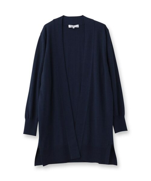 INDIVI / インディヴィ カーディガン・ボレロ | 【ウール混】Iラインニットカーディガン | 詳細1