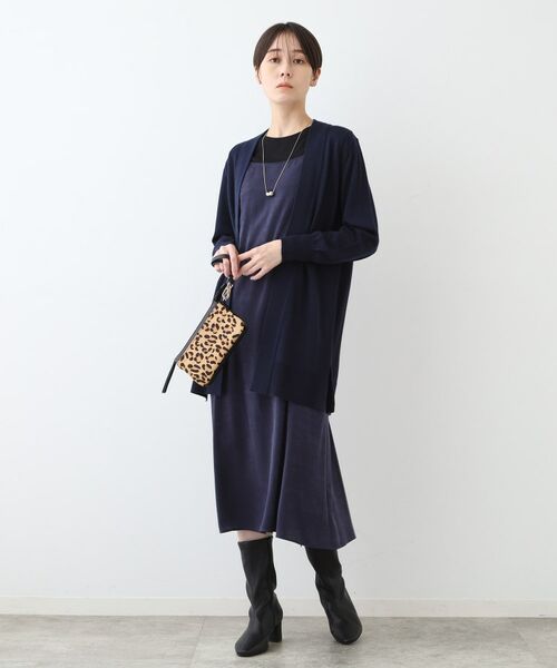 INDIVI / インディヴィ カーディガン・ボレロ | 【ウール混】Iラインニットカーディガン | 詳細12